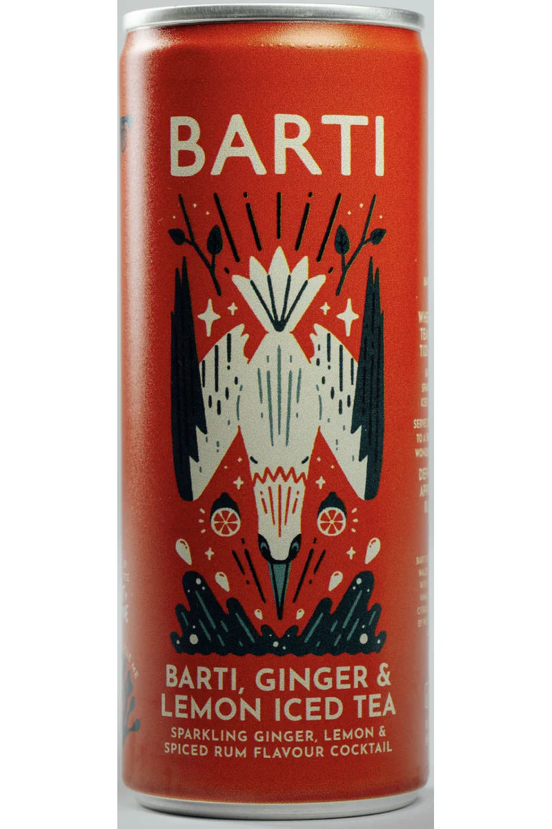 Barti Rum - Barti, Ginger & Lemon Iced Tea RTD 250ml