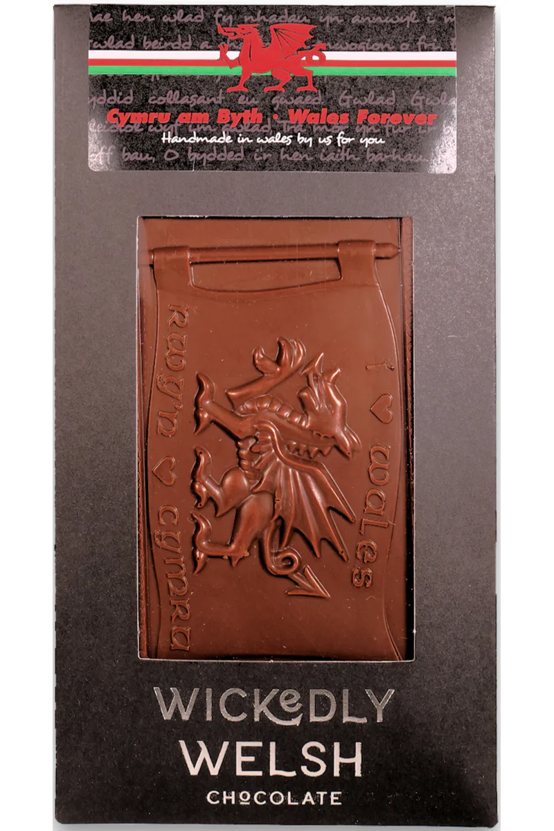 Wickedly Welsh - Welsh Dragon Bar Milk Chocolate