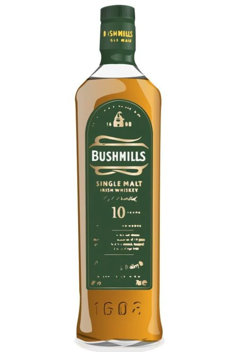 Bushmills 10 Year Old Single Malt Irish Whiskey