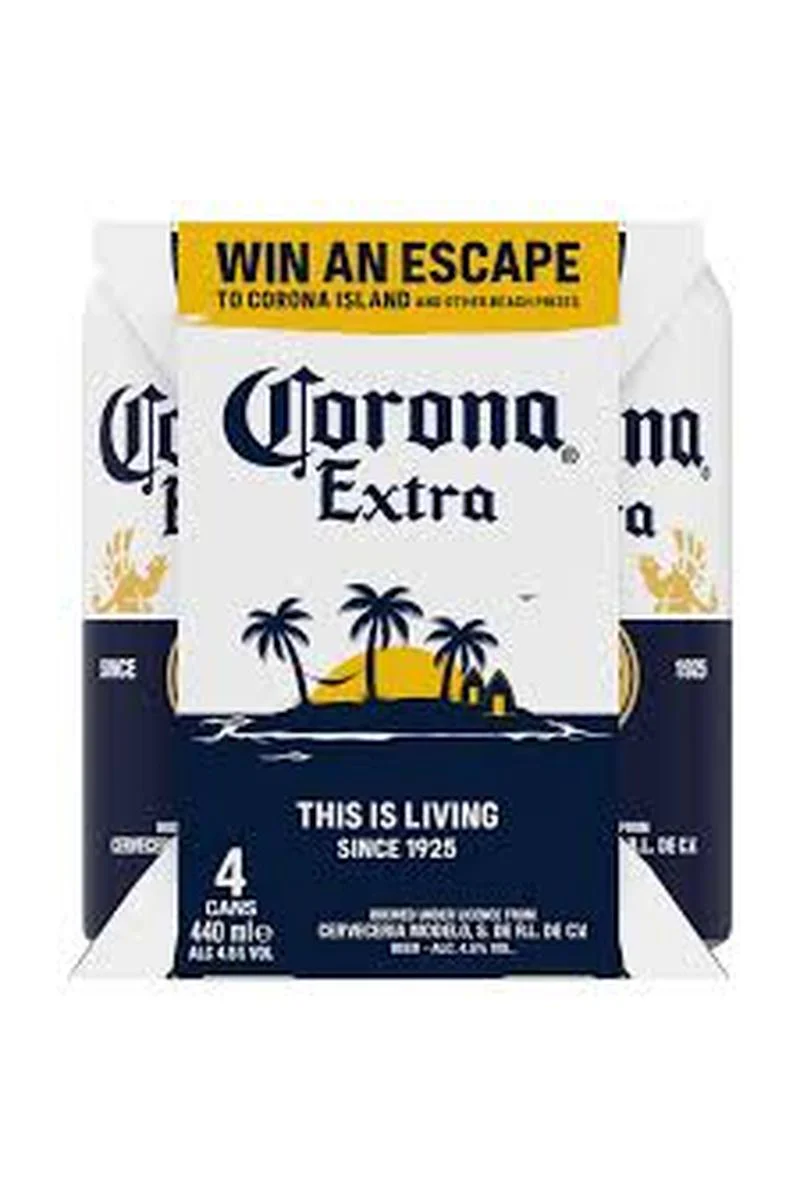 Corona Lager 4 x 440ml Cans