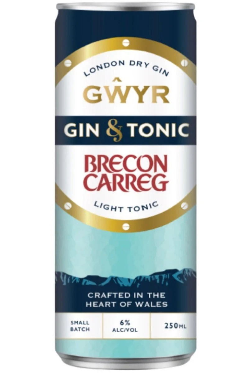 Gwyr Welsh Gin & Tonic RTD Cans