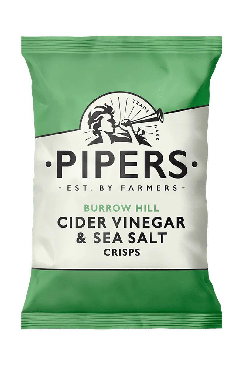 Piper's Burrow Hill Cider Vinegar and Sea Salt Crisps 150g