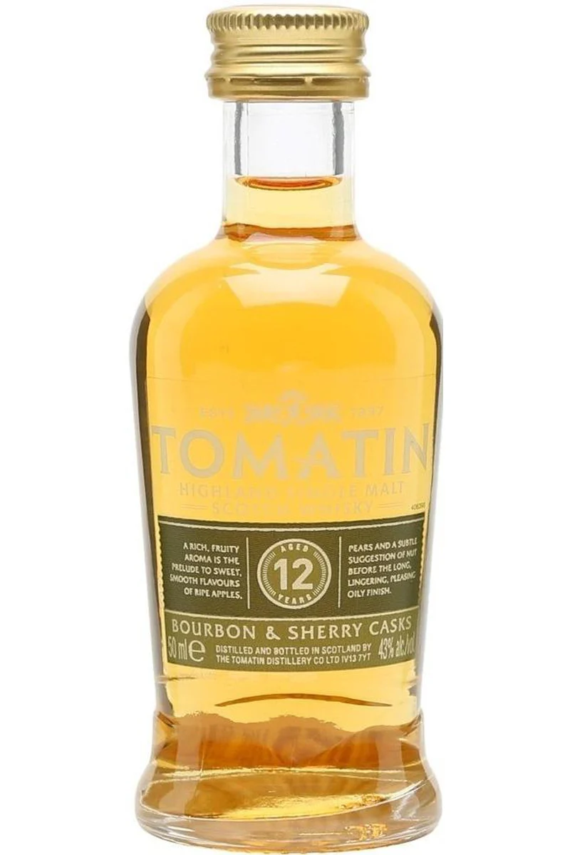 Tomatin 12 Year Old Miniature