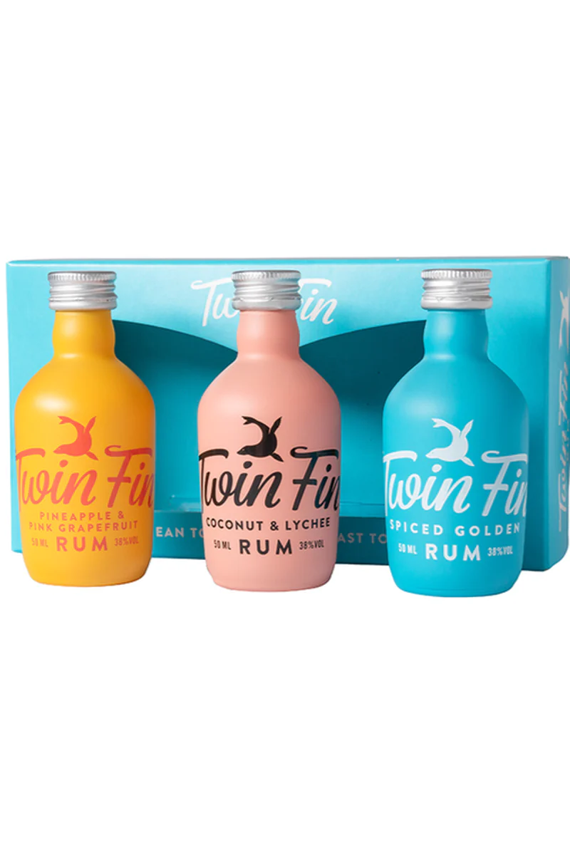 Twin Fin Rum Gift Set